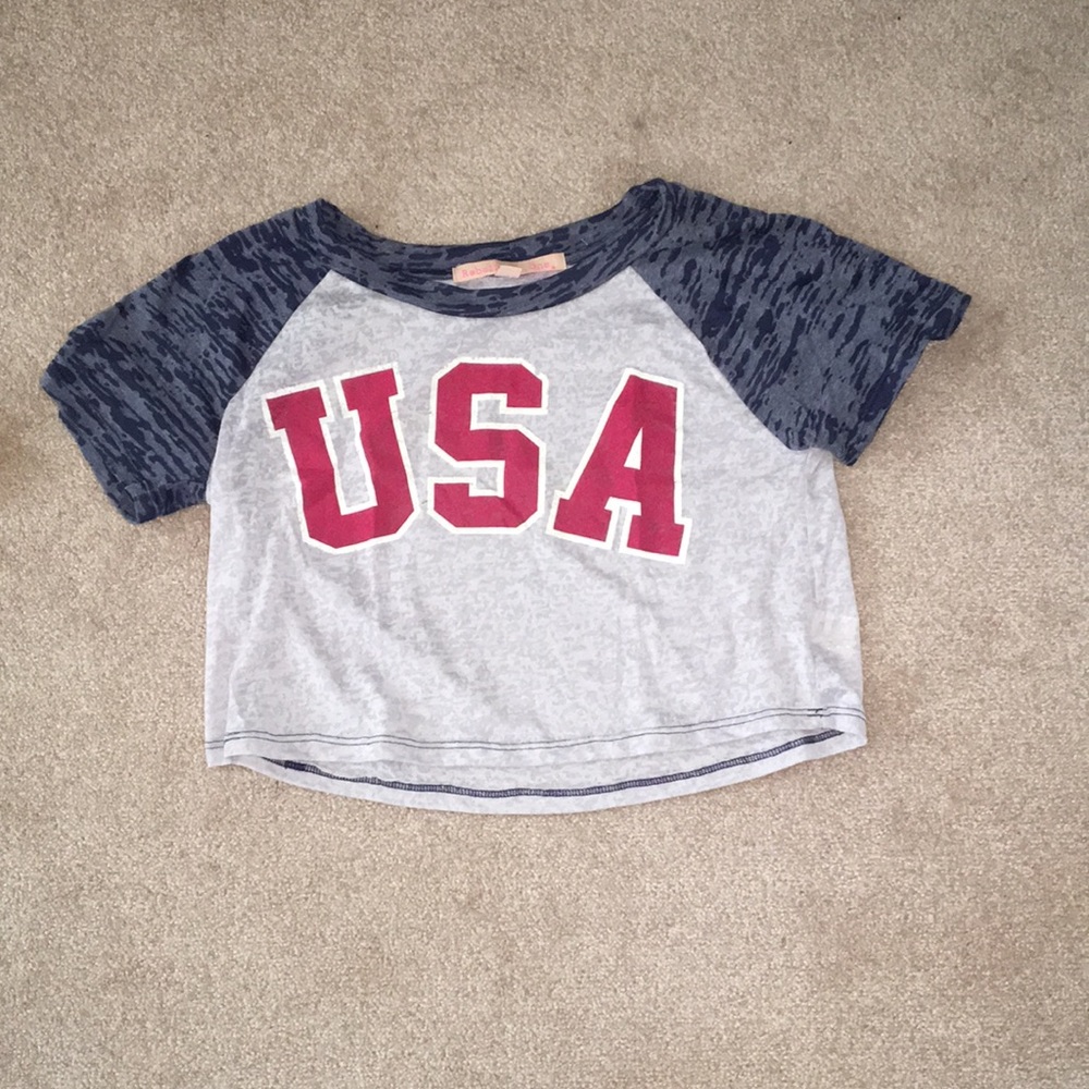 USA CROP TOP
